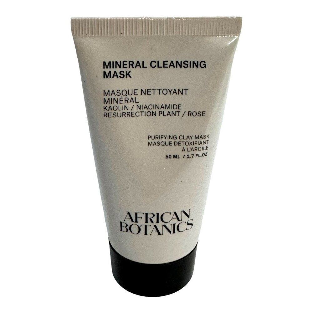 African Botanics Mineral Cleansing Mask 50 ML With Kaolin Niacinamide & Rose